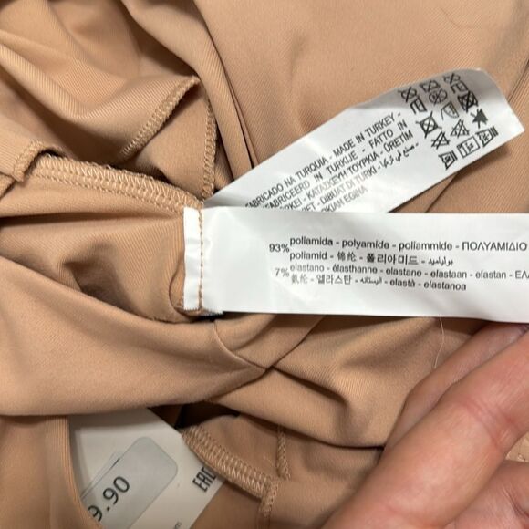 NWT Zara Tan Halterneck Bodysuit Size Small - Picture 10 of 10
